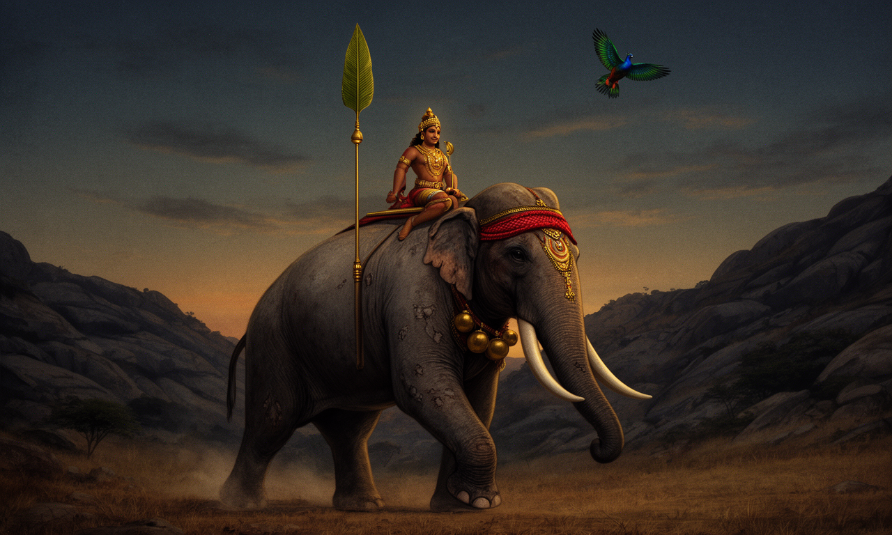 We must admit something at the outset, and on this there should be no division among us: **Murugan is a war lord.**